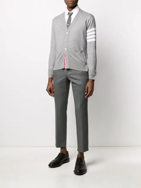 Thom Browne 4-Bar V-neck cardigan