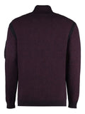 C.P. Company turtleneck sleeve-patch sweater