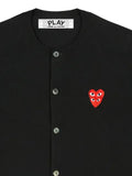 Comme Des Garçons Play heart-embellished cardigan