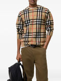 Burberry Check cashmere sweater