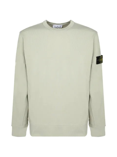 Stone Island 6100017 organic cotton interlock regular-fit crew-neck sweatshirt