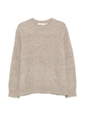 Sunflower crew-neck knitted sweater