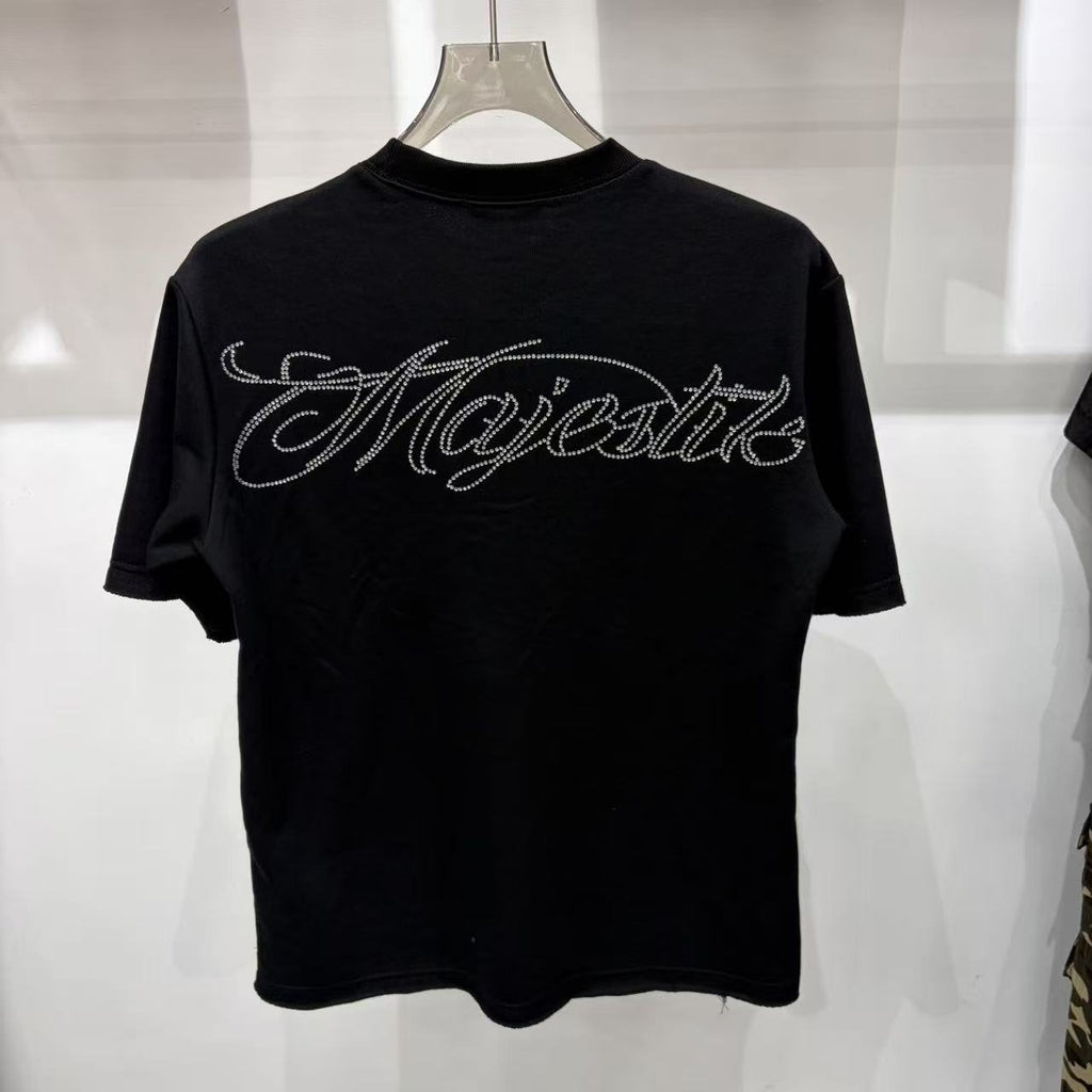 MAJESTIK Script Graphic Short-Sleeve T-Shirt
